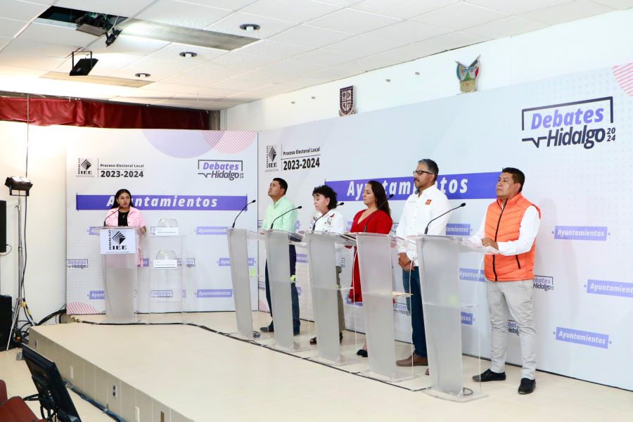 IEEH Realiza Debates De Epazoyucan, Villa De Tezontepec, Singuilucan y Zempoala