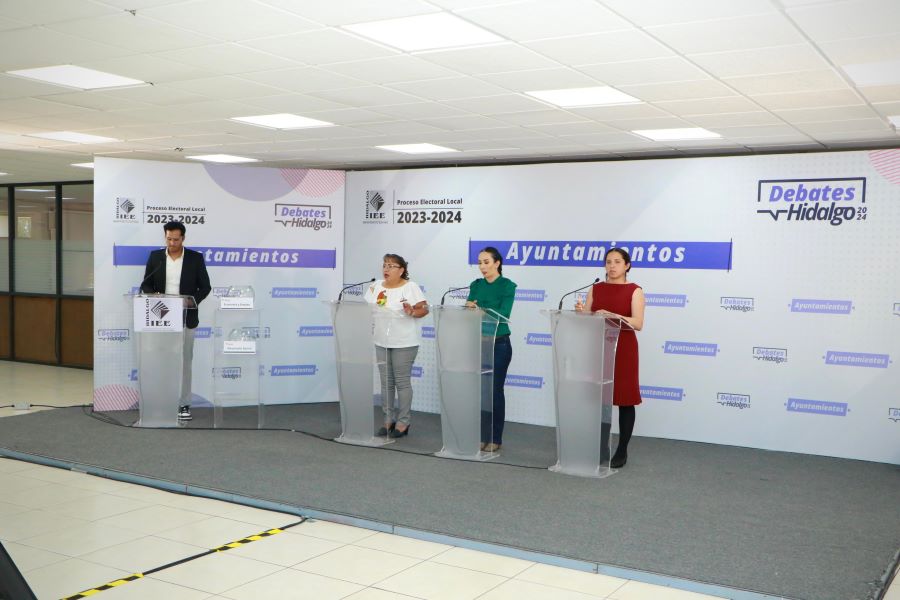 IEEH realiza debates de los Ayuntamientosde Tecozautla, Tepetitlán y Huichapan