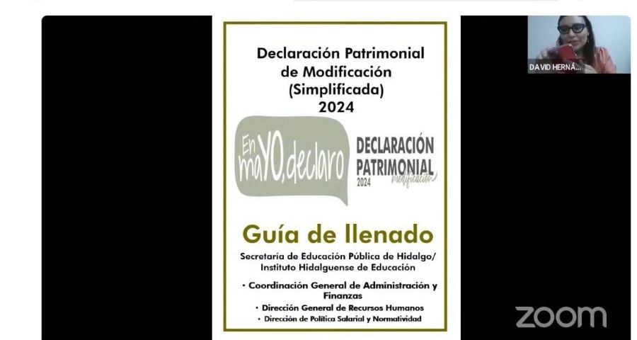 IHE realizó plática informativa sobre declaración patrimonial