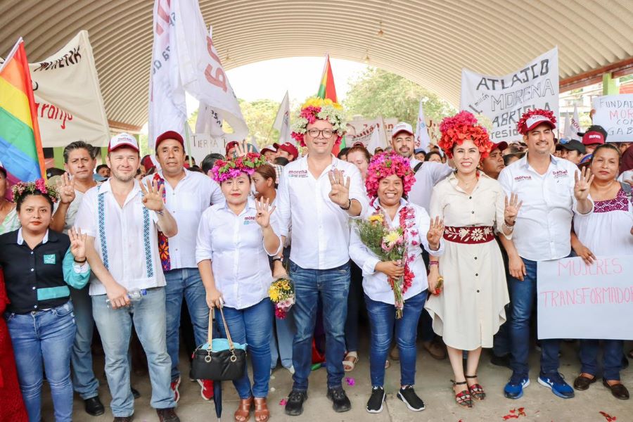 Más de 4 Mil Simpatizantes Respaldan Evento Multitudinario de La 4t