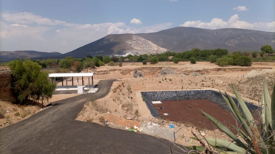 Semarnath supervisa construcción del Centro de Aprovechamiento de Residuos Sólidos Urbanos, en Progreso de Obregón