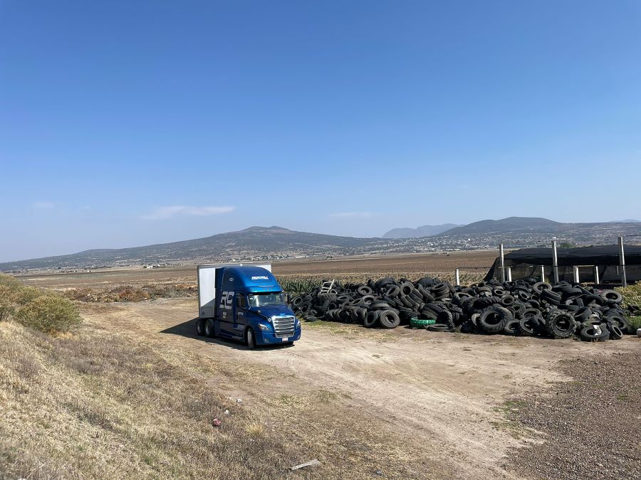 Semarnath y Ayuntamiento municipal de Apan, Llevan a Cabo El Retiro de 2 Mil Llantas en Desuso