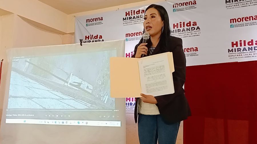 Señala Hilda Miranda Retiro de Lonas y Ataques Mediante Páginas Creadas en Otros Estados