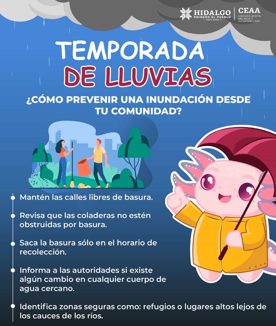 CEAA Informa a la Población Sobre Las Medidas a Tomar Con Las Lluvias de los Siguientes Días