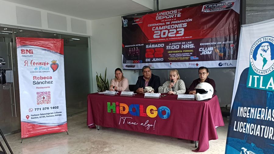 Celebrarán a Campeones de Automovilismo de Hidalgo