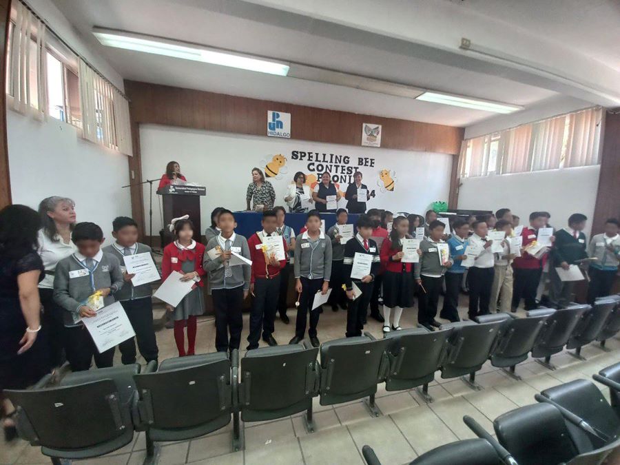 Estudiantes de primaria participaron en etapa estatal del Encuentro Nacional de Deletreo PRONI 2024