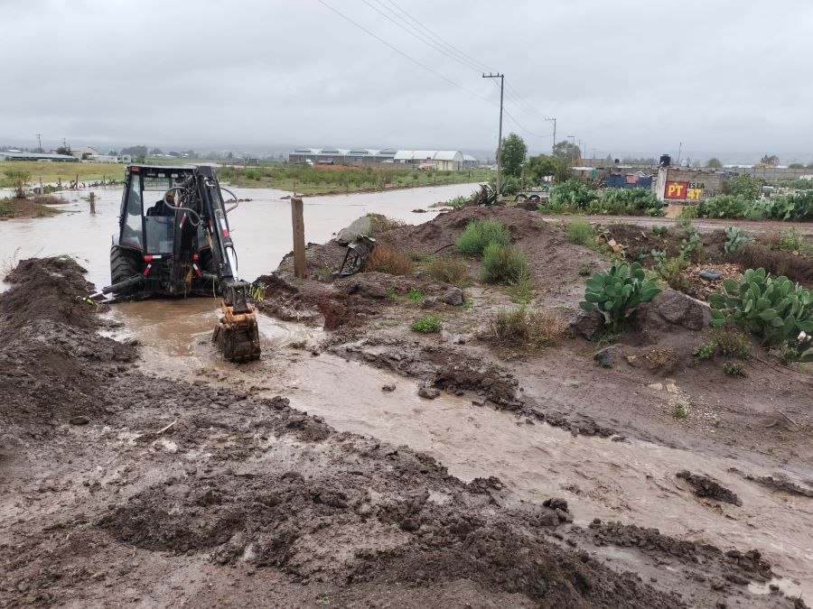 Atiende La Caamt Problemas Hidráulicos, Generados Por Chris