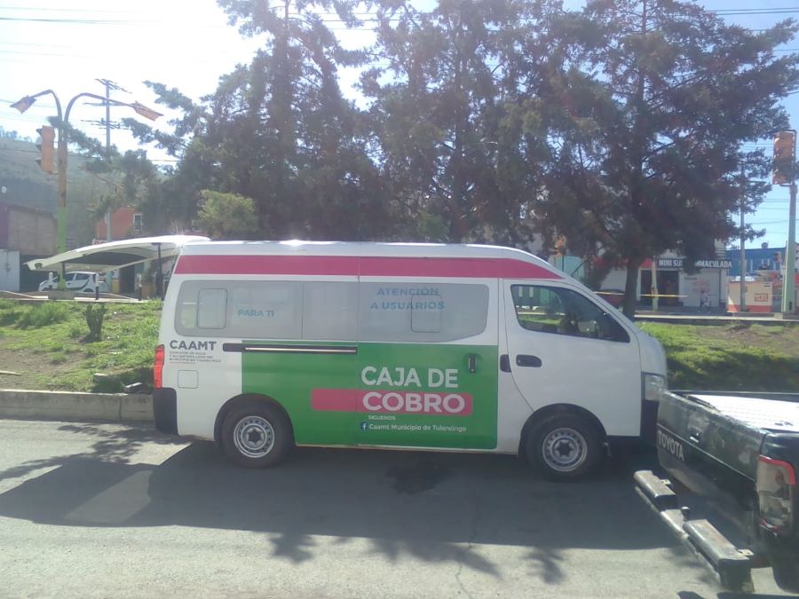 Caamt Reactivó Caja Móvil de Cobro En Colonias De Tulancingo