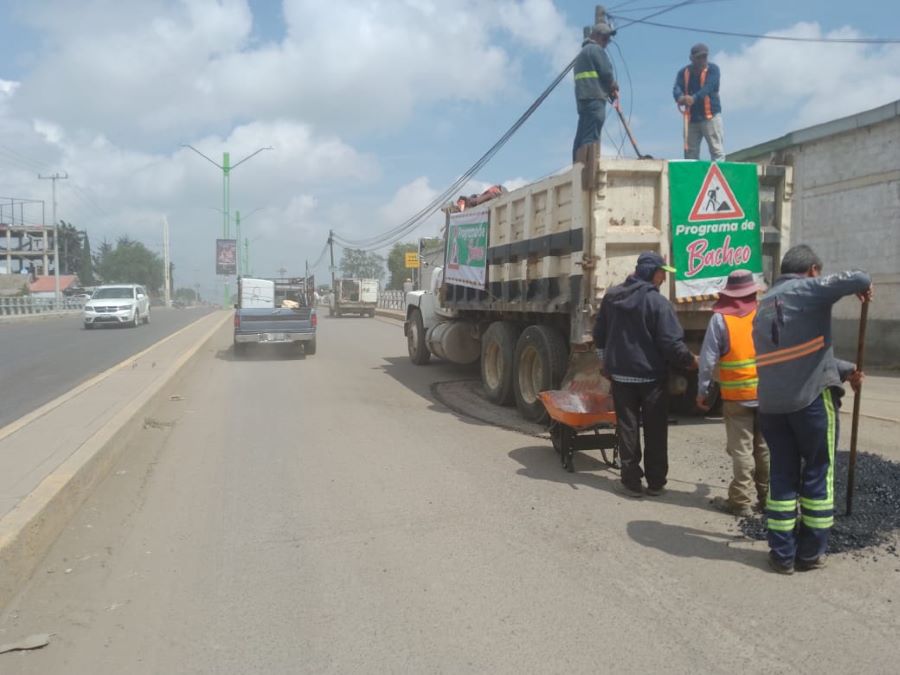 Cerca de 190 Toneladas de Mezcla Asfáltica Han Sido Aplicadas Para Bacheo en Tulancingo