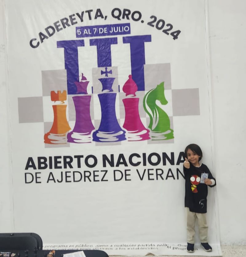 El Ajedrecista Hidalguense René Rafael Nochebuena, Representará A México en el Panamericano de la Especialidad