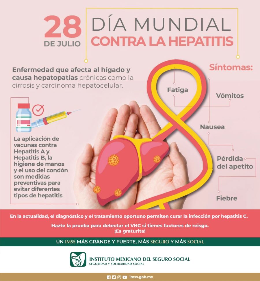 Llama IMSS Hidalgo a realizar acciones para prevenir la Hepatitis