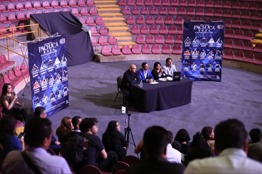 Presentan Cartel del Palenque de la Feria de San Francisco Pachuca Hidalgo 2024