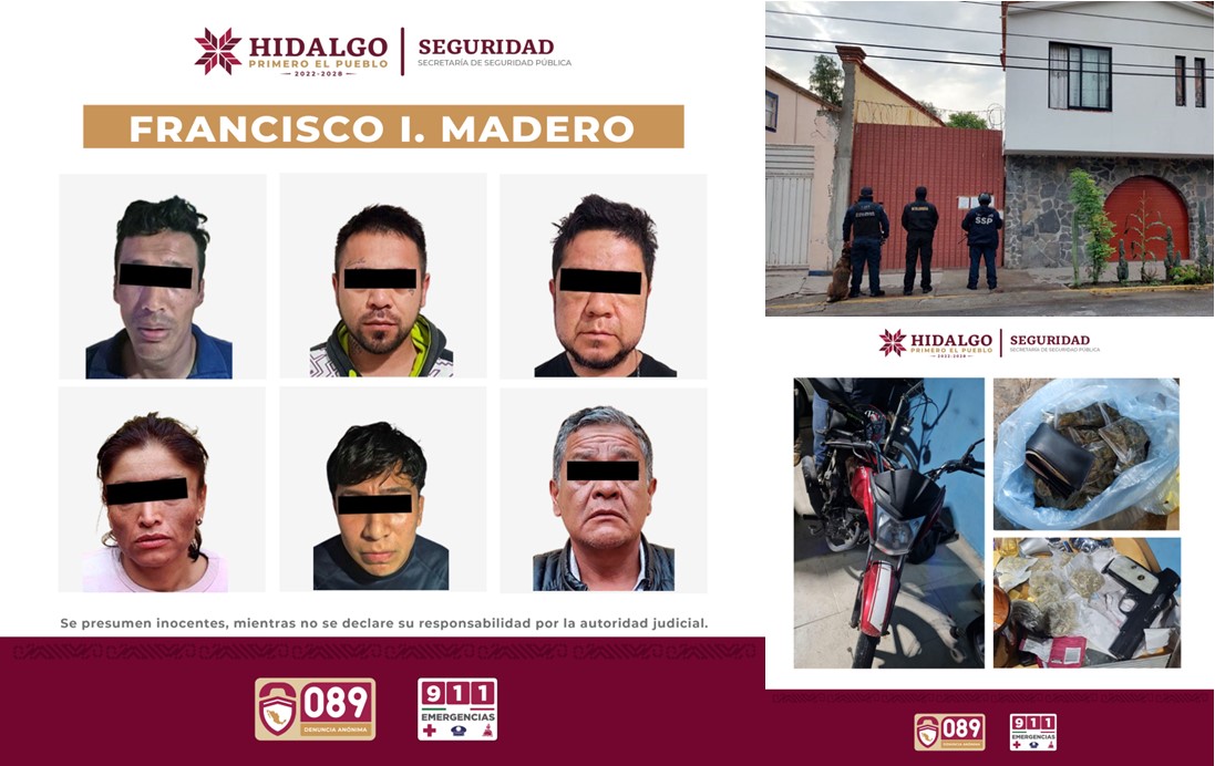 SSPH Asegura Más de Mil Dosis de Presunta Droga