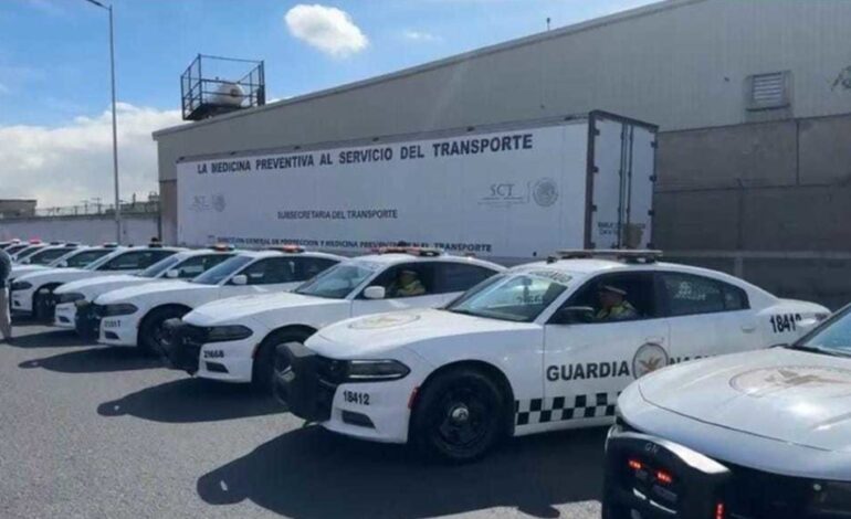 Guardia Nacional y la Policía Estatal Montaron Un Operativo en la Autopista México-Pachuca Para Inhibir Los Asaltos