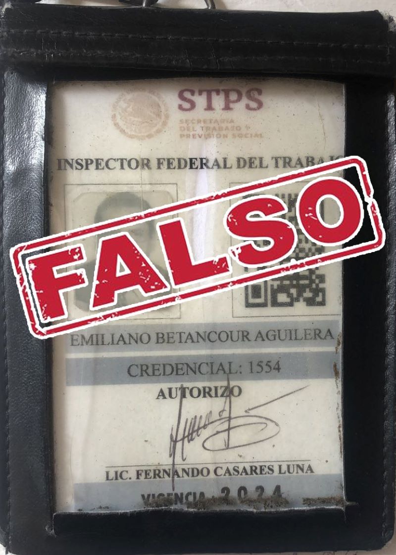 Alertan Por Falsos Inspectores de Trabajo en la Región Tula-Tepeji