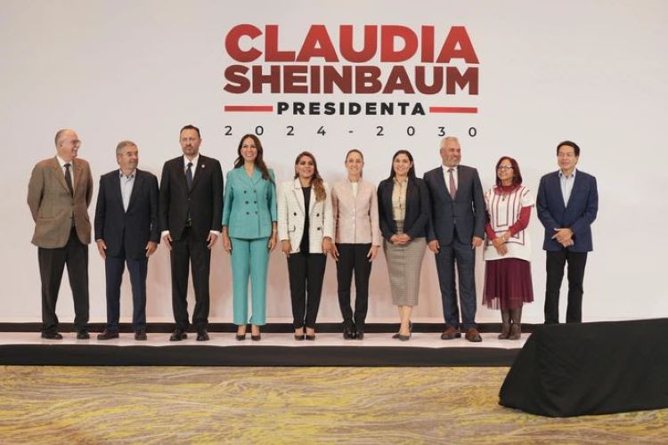 Claudia Sheinbaum y Gobernadores del Occidente Del País Plantean Agua, Carreteras, Ferrocarriles y Transporte Público Como Proyectos Estratégicos