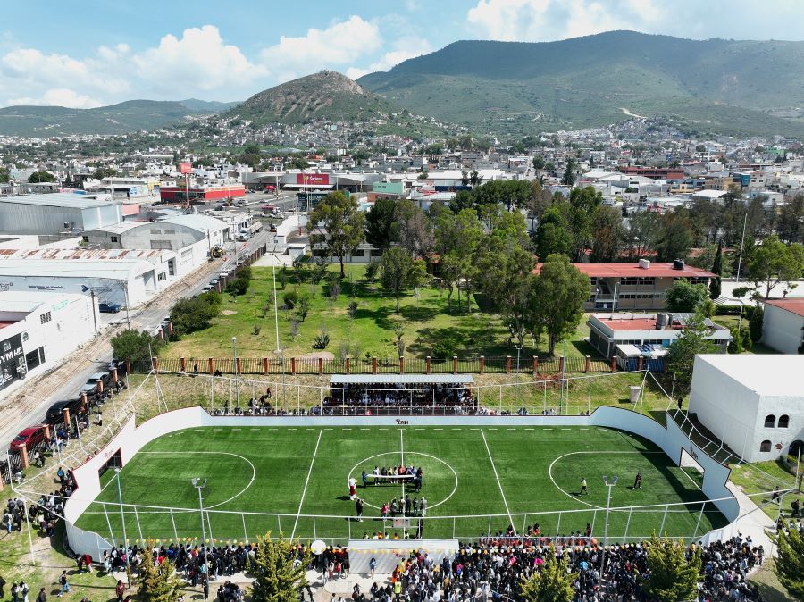 Con Inauguración de Cancha de Fútbol Rápido, UAEH da Bienvenida al Semestre