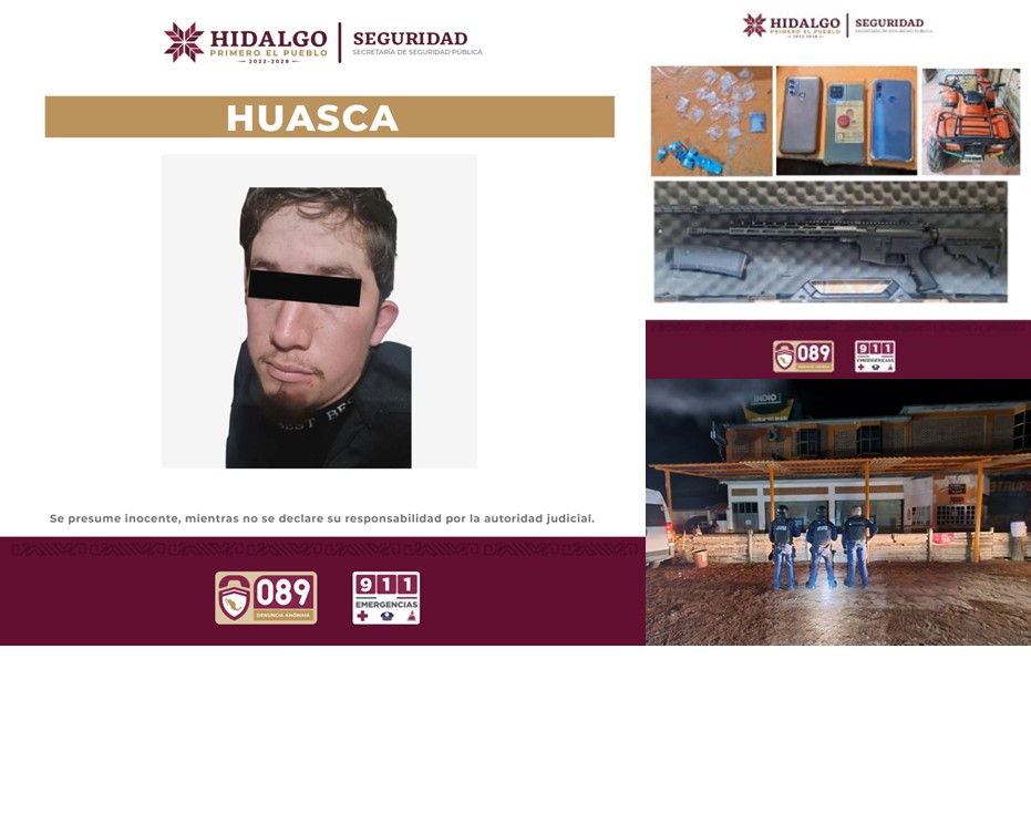 SSPH Aseguro Un Inmueble Identificado Como Punto de Narcomenudeo y Detiene Una Persona