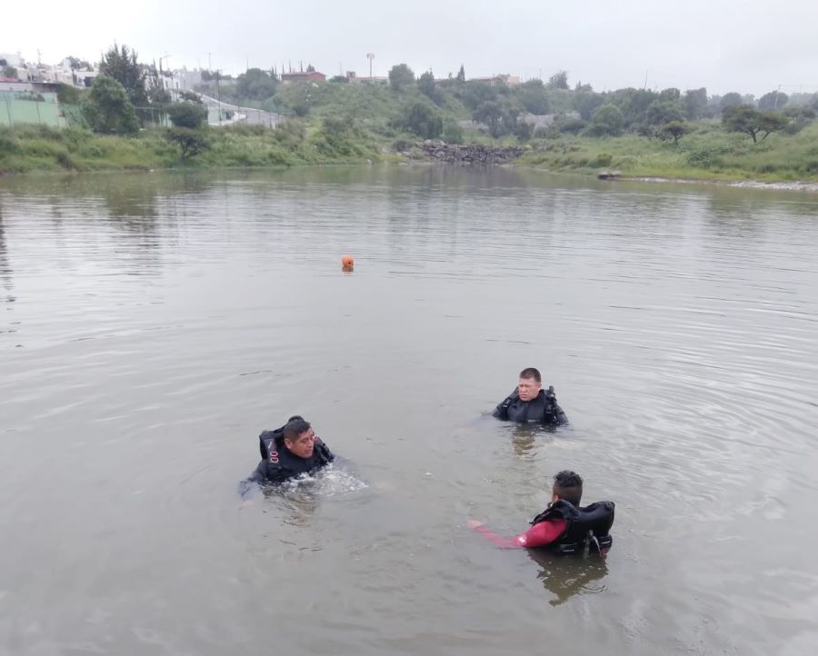 Elementos del H.  Cuerpo de Bomberos de Hidalgo Localizaron y Rescataron El Cuerpo de Un Joven