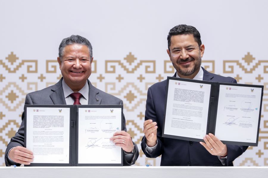 Gobiernos de Hidalgo y CDMX Signan Convenio en Materia de Innovación Tecnológica