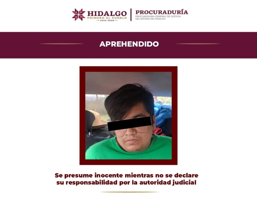 La PGJEH Aprehendió a Gregorio Michel “N”, Probable Responsable del Feminicidio de Noriko Dallana “N”, Ocurrido en Coatzacoalcos, Veracruz