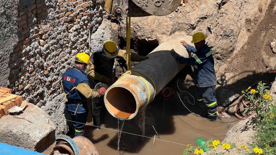 Avanzan los Trabajos Para la Rehabilitación del Acueducto Téllez