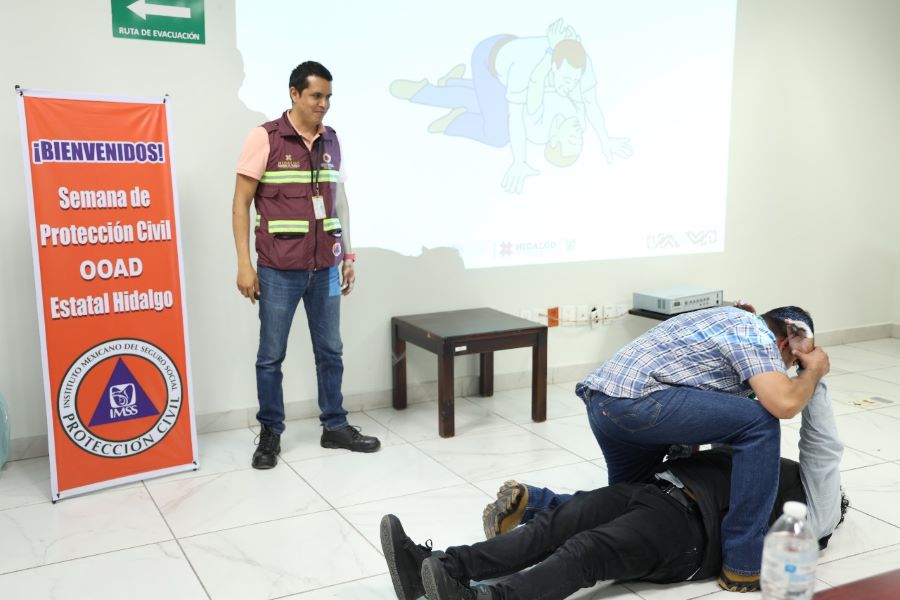 Capacita IMSS Hidalgo sobre Protección Civil Para Responder a Emergencias y Desastres