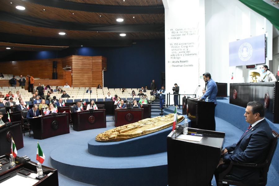 Morena-Panal-PT Presentan por Separado Iniciativas de Reforma a la Constitución de Hidalgo Para La Elección de Jueces y Magistrados.