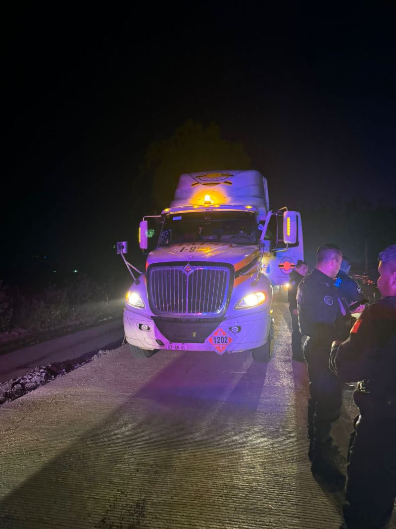 Detiene Policía Estatal a Sujeto Por Robo de Tractocamión Que Transportaba Diésel