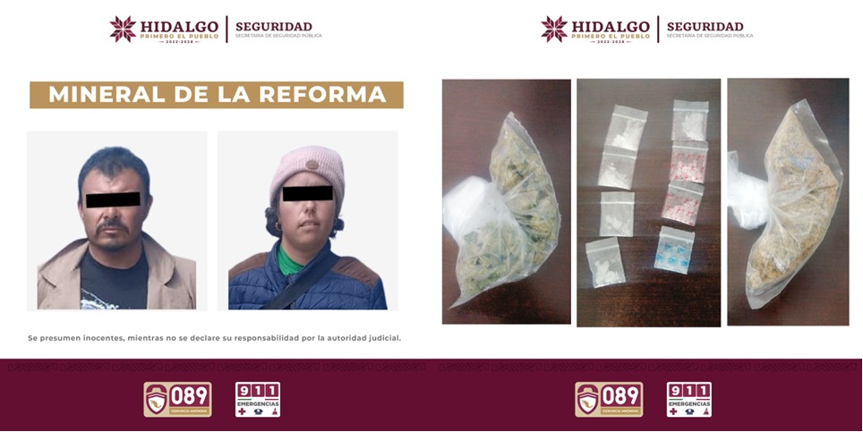 Detienen a Dos Personas Por Delitos Contra la Salud