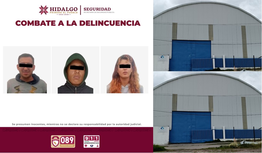 En Flagrancia, Tres Personas Fueron Detenidas Al Cometer Un Robo