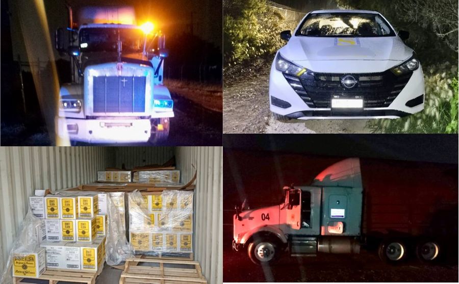 SSPH Recupera Tractocamión y Vehículo de Seguridad Privada Que lo Escoltaba