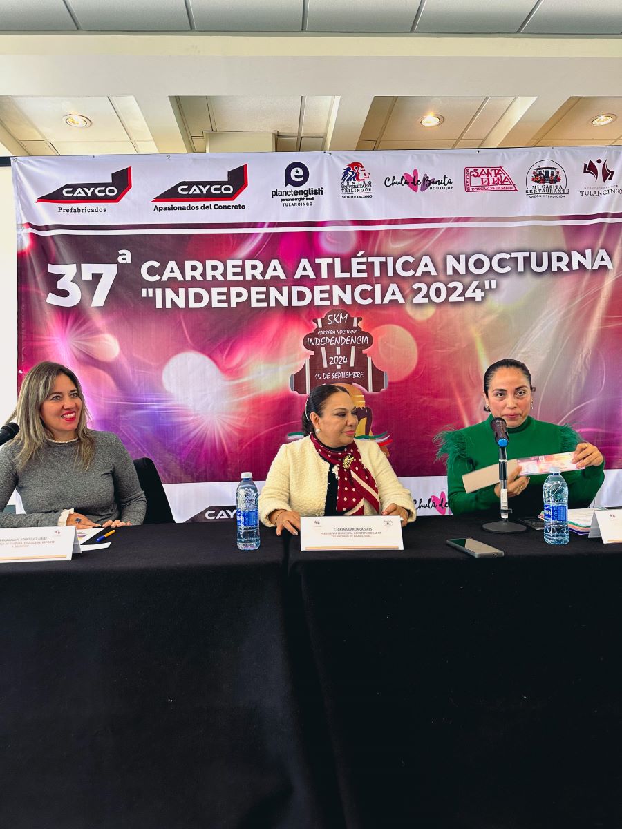 Presidenta Lorena Garcia, Brindó Pormenores de La Tradicional Carrera Atlética de Independencia