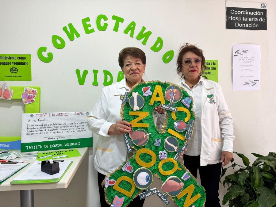 Promueve IMSS Hidalgo la Donación Voluntaria de Órganos y Tejidos