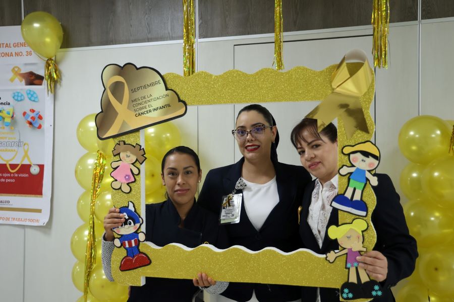 Realiza IMSS Hidalgo Actividades en el Marco de Septiembre, Mes de Sensibilización Sobre el Cáncer Infantil