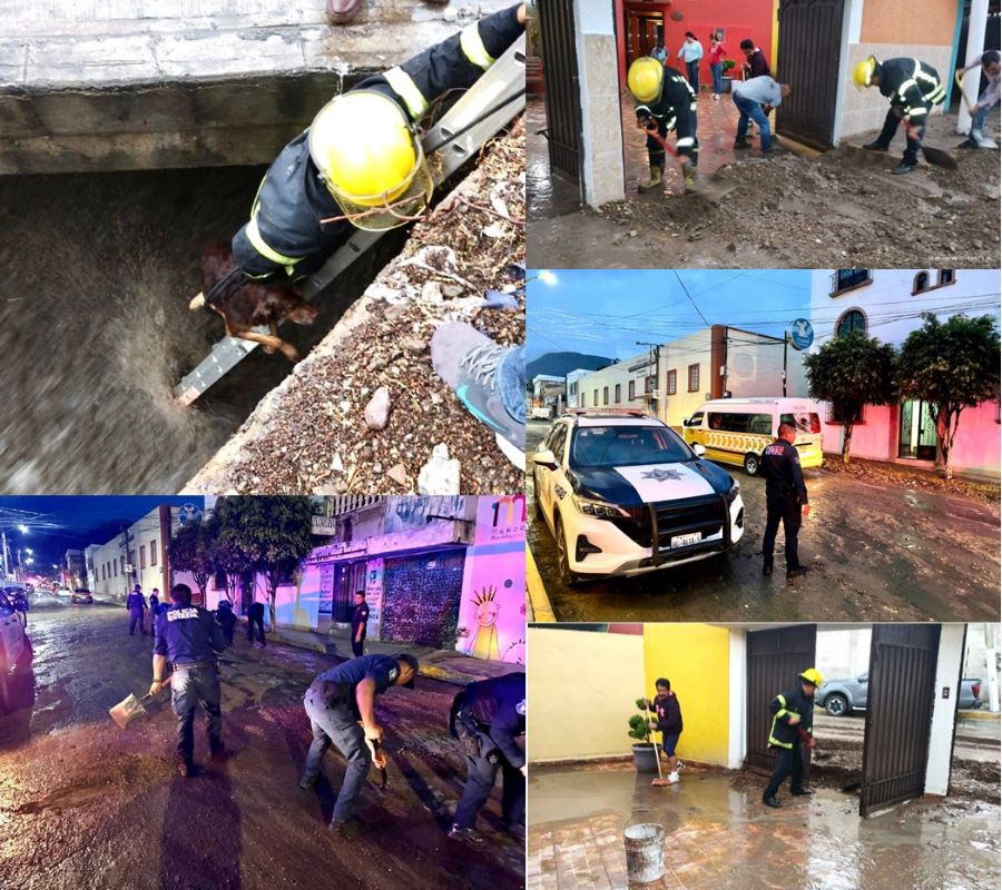 Torrencial Aguacero Genero Inundaciones en la Capital del Estado
