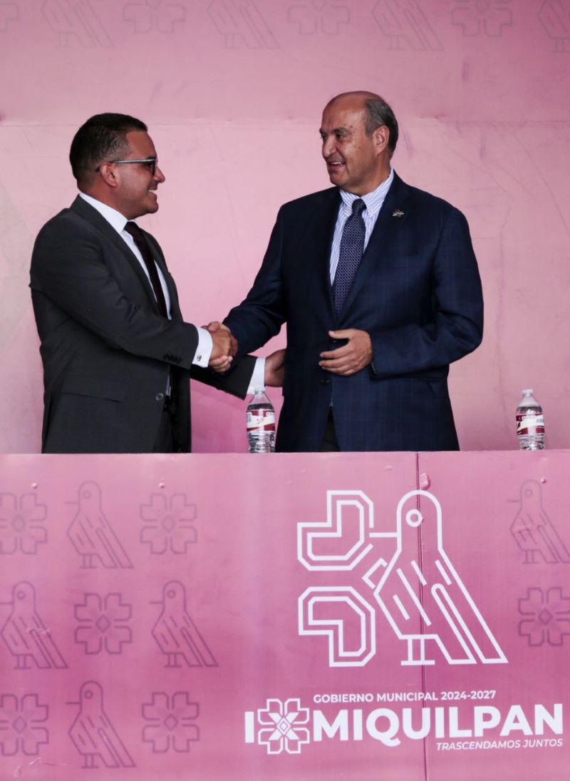 Titular de SEPH Acudió a Toma de Protesta de Presidentes Municipales de Tasquillo e Ixmiquilpan