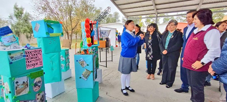 Conmemora IHE Día Internacional contra el Cambio Climático en la Escuela Telesecundaria No. 94