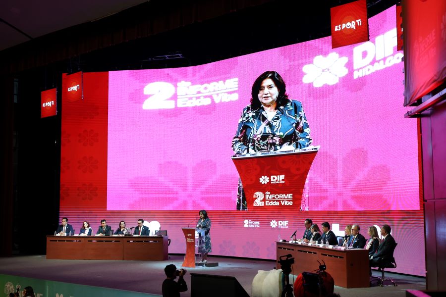 Presenta Edda Vite Resultados de su Segundo Año al Frente del DIF Hidalgo