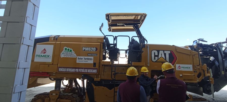 Pemex Entrega Perfiladora, Será Operada por Personal de  SIPDUS