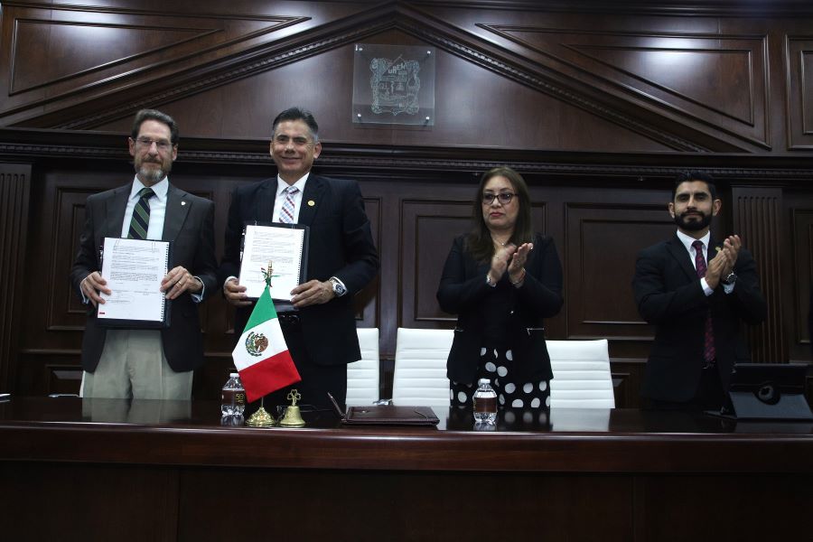 Firma UAEH Convenio de Colaboración con la Escuela Libre de Derecho