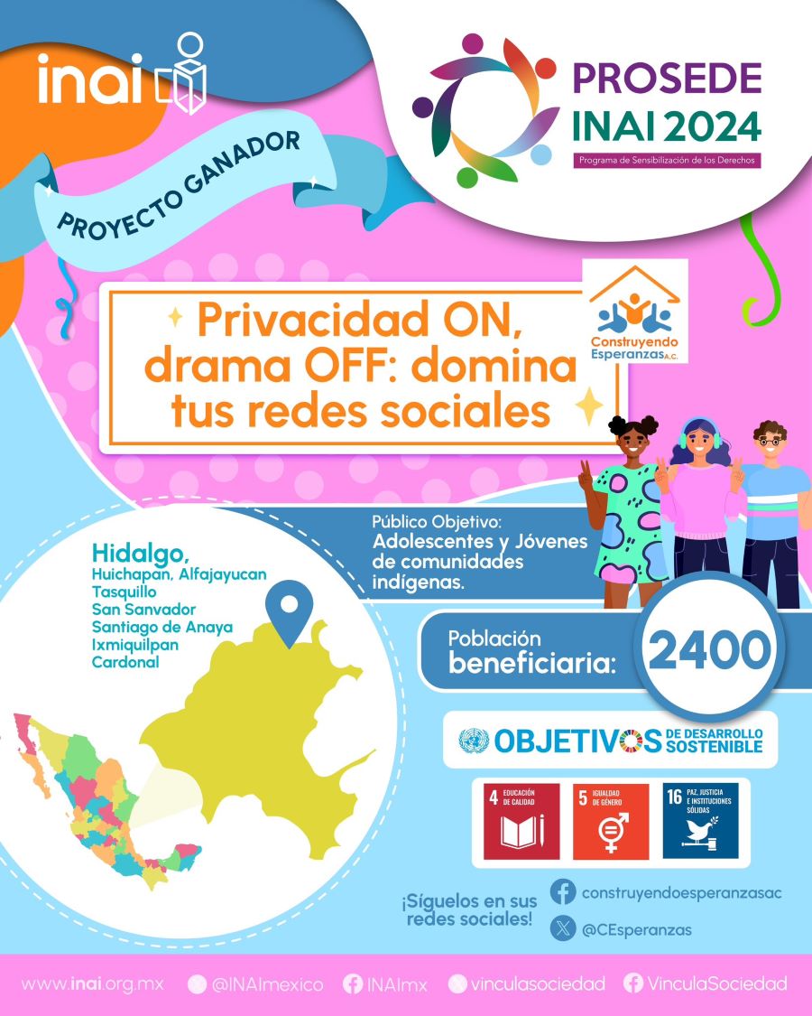 Hidalgo Será Sede del “Seguimiento de la Implementación de Proyectos PROSEDE INAI 2024”