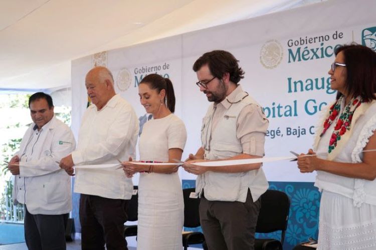 Inaugura Presidenta Claudia Sheinbaum Hospital General de Santa Rosalía Mulegé, En Baja California Sur