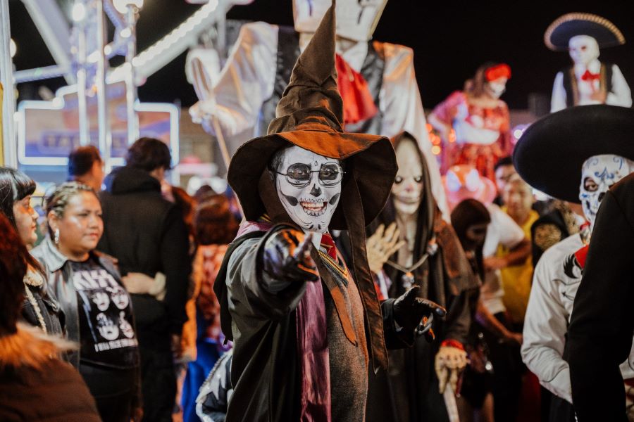 Inicia Tradicional Concurso de Disfraces, en el Marco Del Día de Muertos, Durante la Feria de San Francisco Pachuca Hidalgo 2024