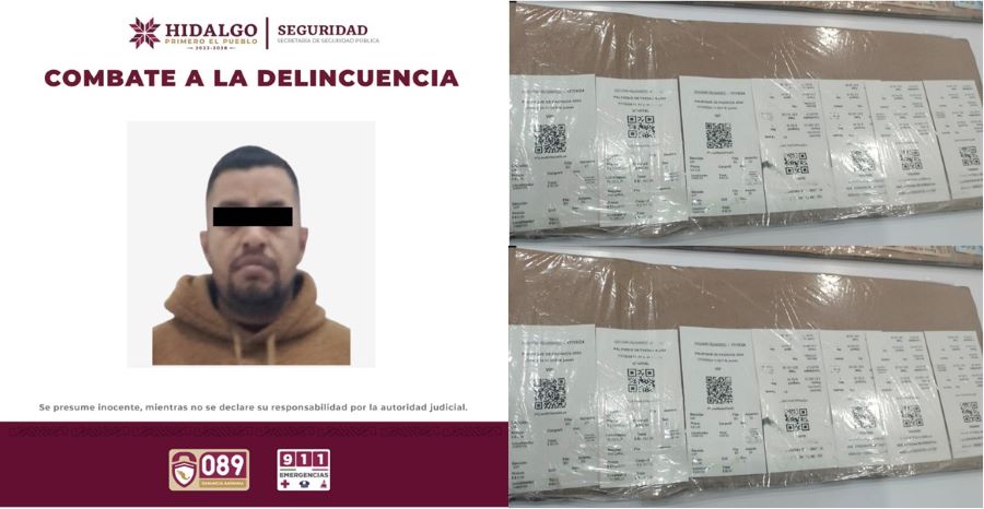 Policía Estatal detiene a sujeto por vender boletos falsos en la feria