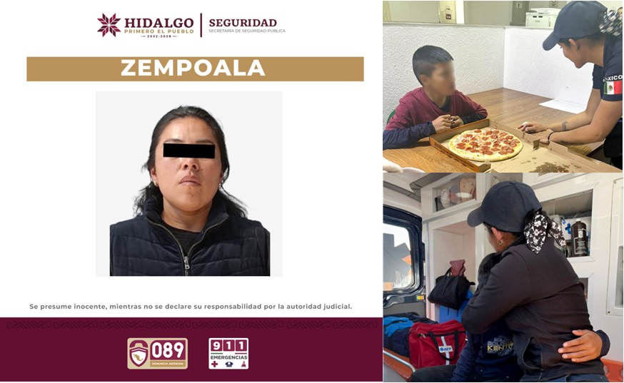 Policía Violeta Rescata a Menor Víctima de Violencia en el Municipio de Zempoala