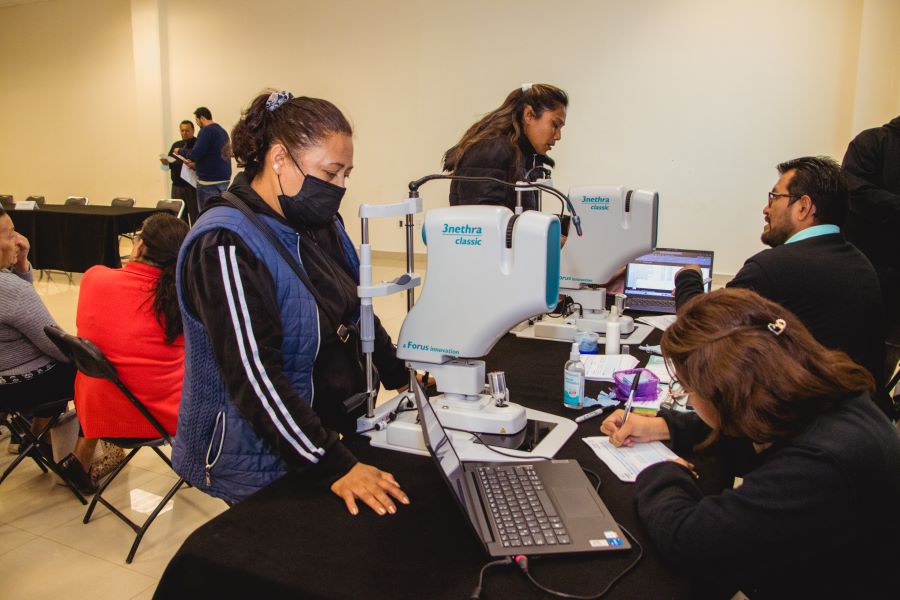 Inicio la Primera Campaña Integral de Enfermedades Oculares. Alcanzó Una Convocatoria de 107 Asistentes