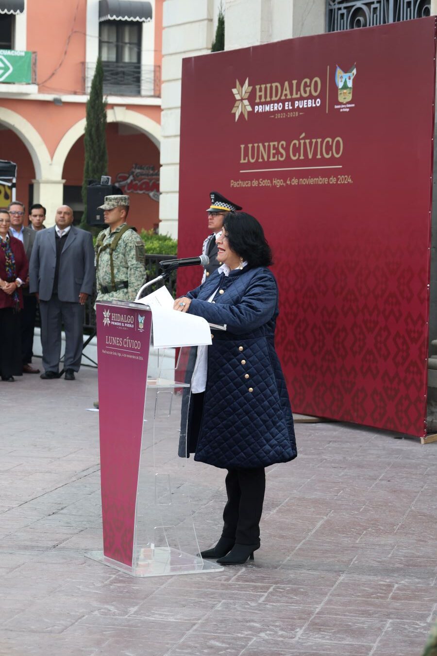 Hidalgo Refuerza el Orgullo Cívico y Nacional en Ceremonia de Honores a la Bandera