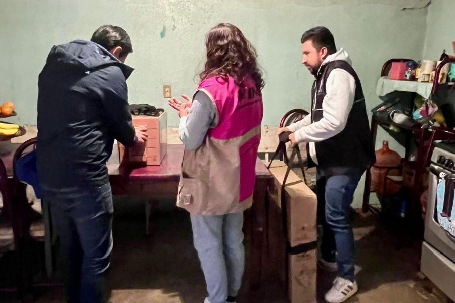 INE e IEEH entregan Material Electoral a Mesas Directivas de Casilla para la Jornada Electoral en Cuautepec