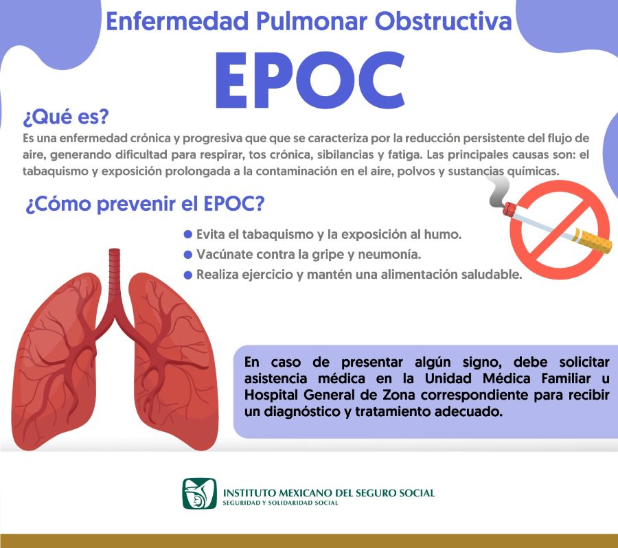 Recomienda IMSS Hidalgo Evitar Fumar Para Disminuir Casos de EPOC Entre la Población